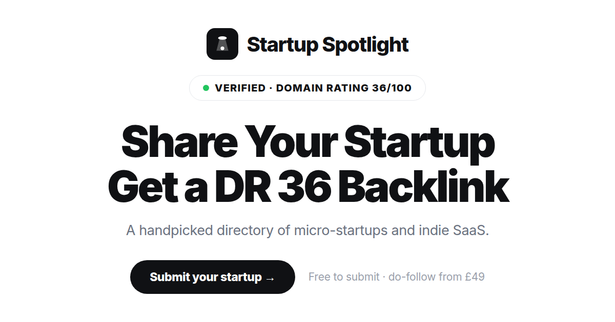 Startup Spotlight